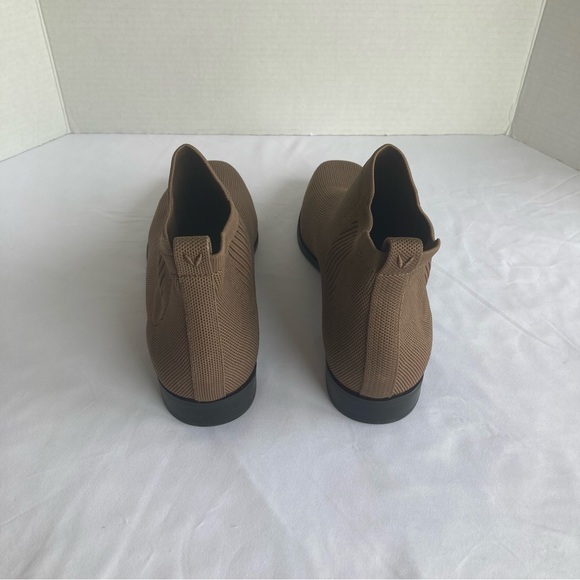 Women's Vivaia Ryan Square Toe Boots Booties Brown Chelsea Size 42/Size 10.5 - Picture 5 of 11